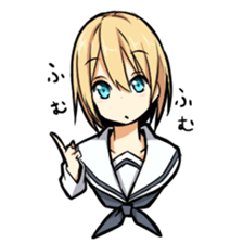 seihuku shoujo no nichijou kaiwa sticker #1986666