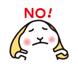 Maron-chan stamp of lop ear rabbit sticker #1987015