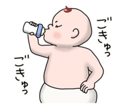 cute? baby sticker sticker #1987167