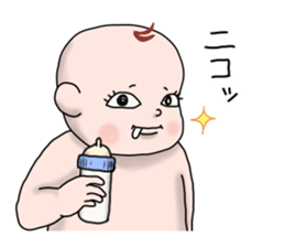 cute? baby sticker sticker #1987170