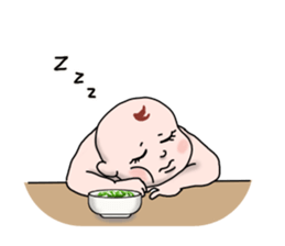 cute? baby sticker sticker #1987180