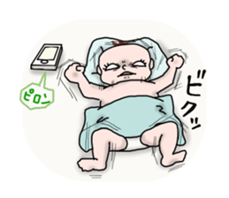 cute? baby sticker sticker #1987182