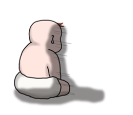 cute? baby sticker sticker #1987202