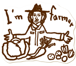 I am farmer!! sticker #1987605