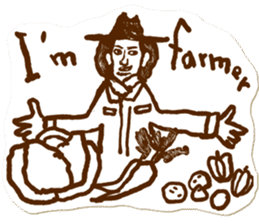 I am farmer!! sticker #1987605