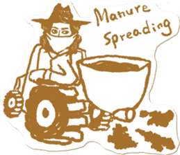 I am farmer!! sticker #1987623