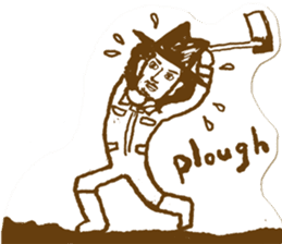 I am farmer!! sticker #1987624