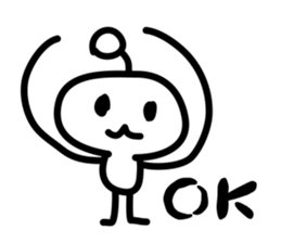 Capricious alien sticker #1988086