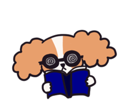 A Puppy and A Tortoise Grandpa sticker #1988268