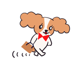 A Puppy and A Tortoise Grandpa sticker #1988278