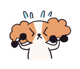 A Puppy and A Tortoise Grandpa sticker #1988282