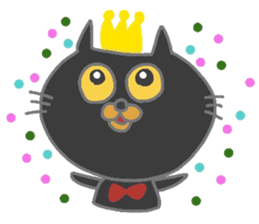 Friendly cute cat sticker #1988913