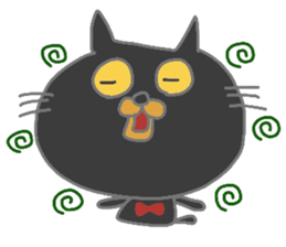 Friendly cute cat sticker #1988919