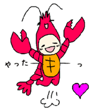 Crayfishman sticker #1988941