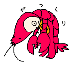 Crayfishman sticker #1988949