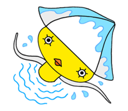 Squid chick "Ikapiyo" sticker #1989056