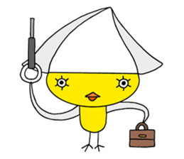 Squid chick "Ikapiyo" sticker #1989061