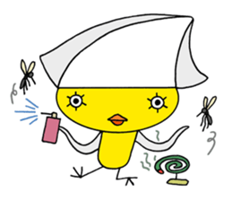 Squid chick "Ikapiyo" sticker #1989071