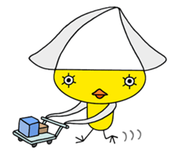 Squid chick "Ikapiyo" sticker #1989073