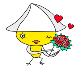 Squid chick "Ikapiyo" sticker #1989078