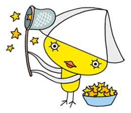 Squid chick "Ikapiyo" sticker #1989079