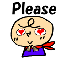 Japan ninjya kids sticker #1989098