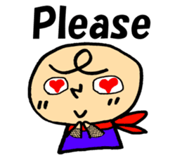 Japan ninjya kids sticker #1989098