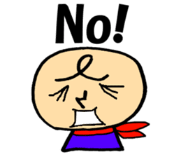 Japan ninjya kids sticker #1989108