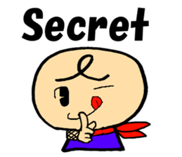 Japan ninjya kids sticker #1989121