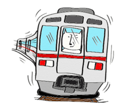 Fat thin cat sticker #1990305