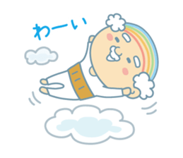 Uncle of the iridescent combover hair sticker #1990487