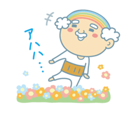 Uncle of the iridescent combover hair sticker #1990488