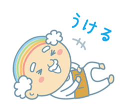 Uncle of the iridescent combover hair sticker #1990516