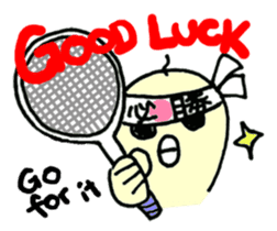 Here comes a Tennis Nut chick "Hiyokko"! sticker #1991239