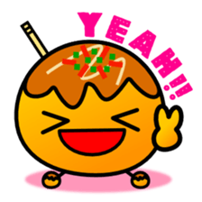 Round octopus dumplings sticker #1991574