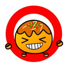 Round octopus dumplings sticker #1991587