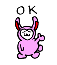 Cat?monkey?rabbit? sticker #1992002