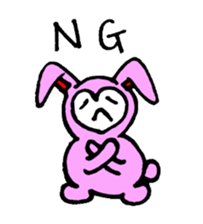 Cat?monkey?rabbit? sticker #1992003