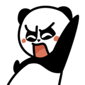 Emotional panda sticker #1992007
