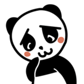 Emotional panda sticker #1992008