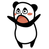 Emotional panda sticker #1992010