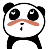 Emotional panda sticker #1992016