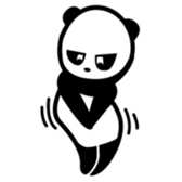 Emotional panda sticker #1992017