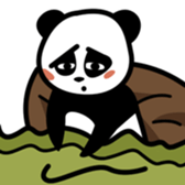 Emotional panda sticker #1992021