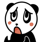Emotional panda sticker #1992023
