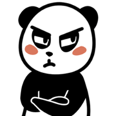 Emotional panda sticker #1992025