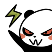 Emotional panda sticker #1992026