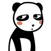 Emotional panda sticker #1992030