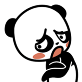 Emotional panda sticker #1992032
