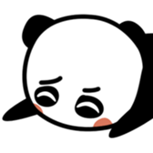 Emotional panda sticker #1992034